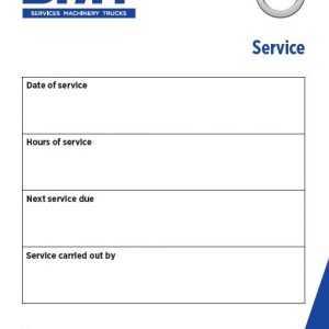 Bruntingthorpe - Service Sticker (1 roll of 250)