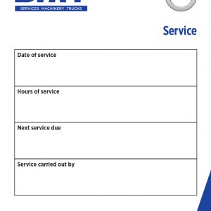 Immingham - Service Sticker (1 roll of 250)