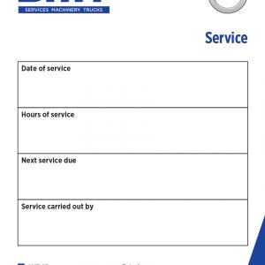 Stirling - Service Sticker (1 roll of 250)