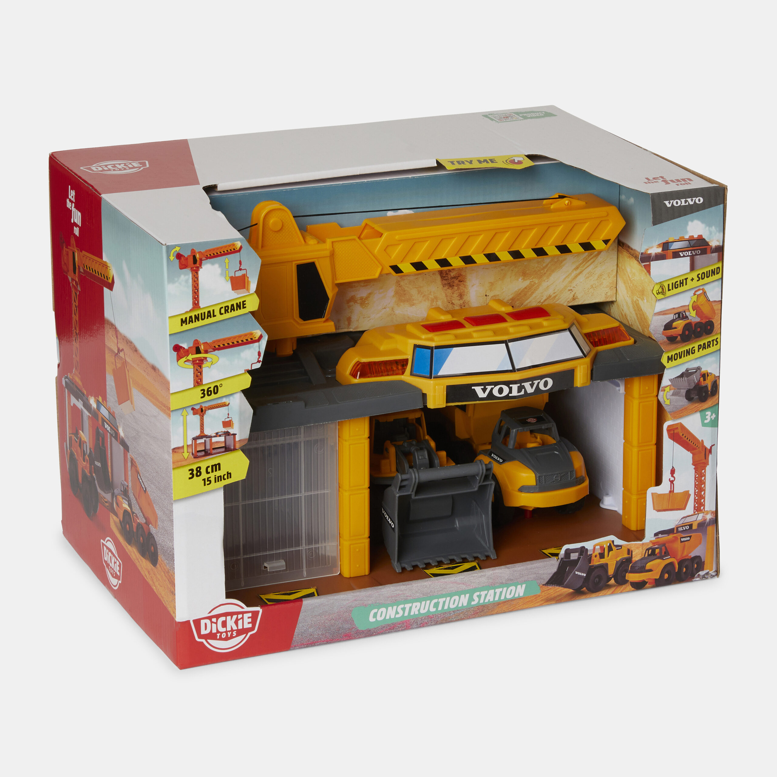 Volvo Construction Station from Dickie Toys - SMT GB Merchandise